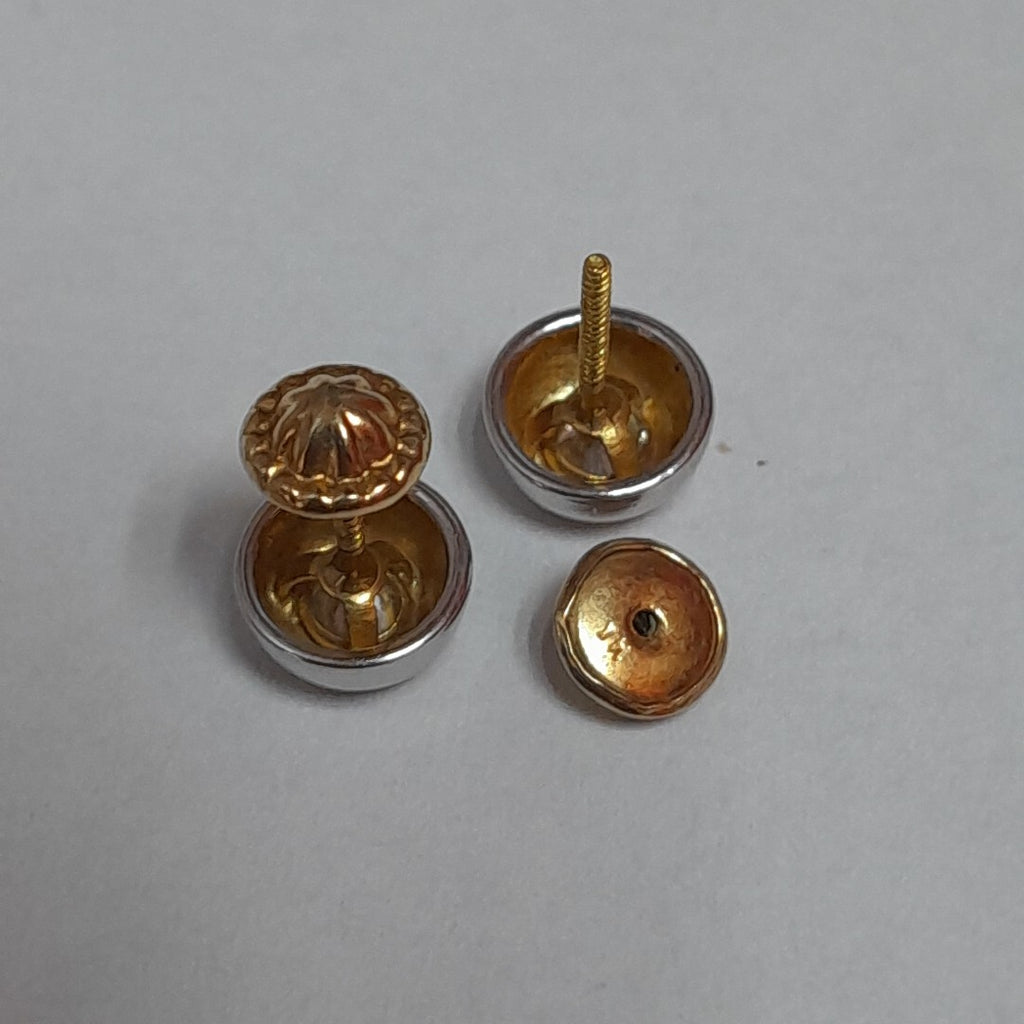 BROQUELES PAR ORO COMBINADO 10 K 0,80 GRMS (SEMINUEVO)