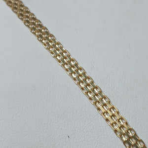 PULSERA ESPECIAL 10K 18 CM 3.8 GR (NUEVO)