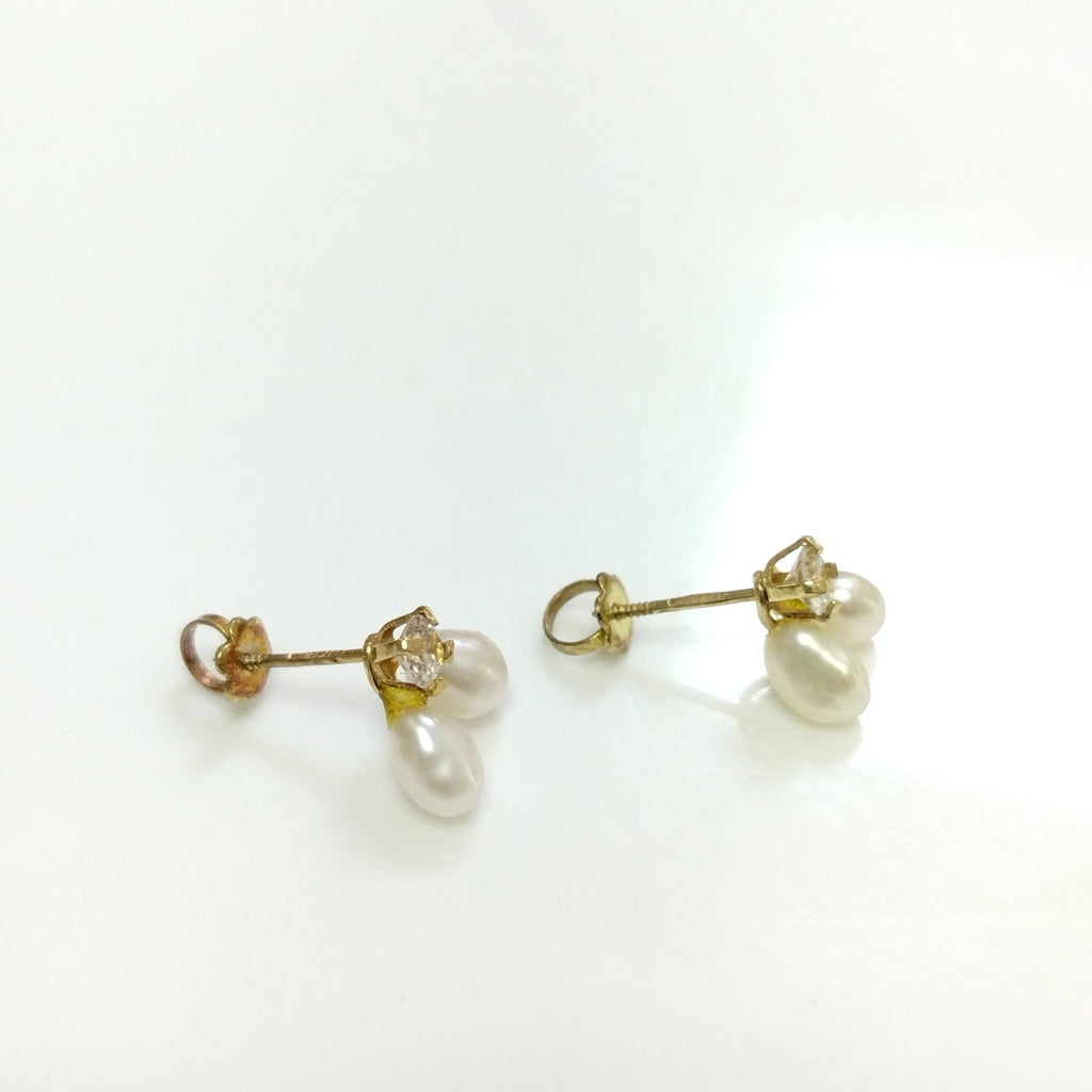 BROQUELES PAR ORO 14 K 0,70 GRMS (SEMINUEVO)