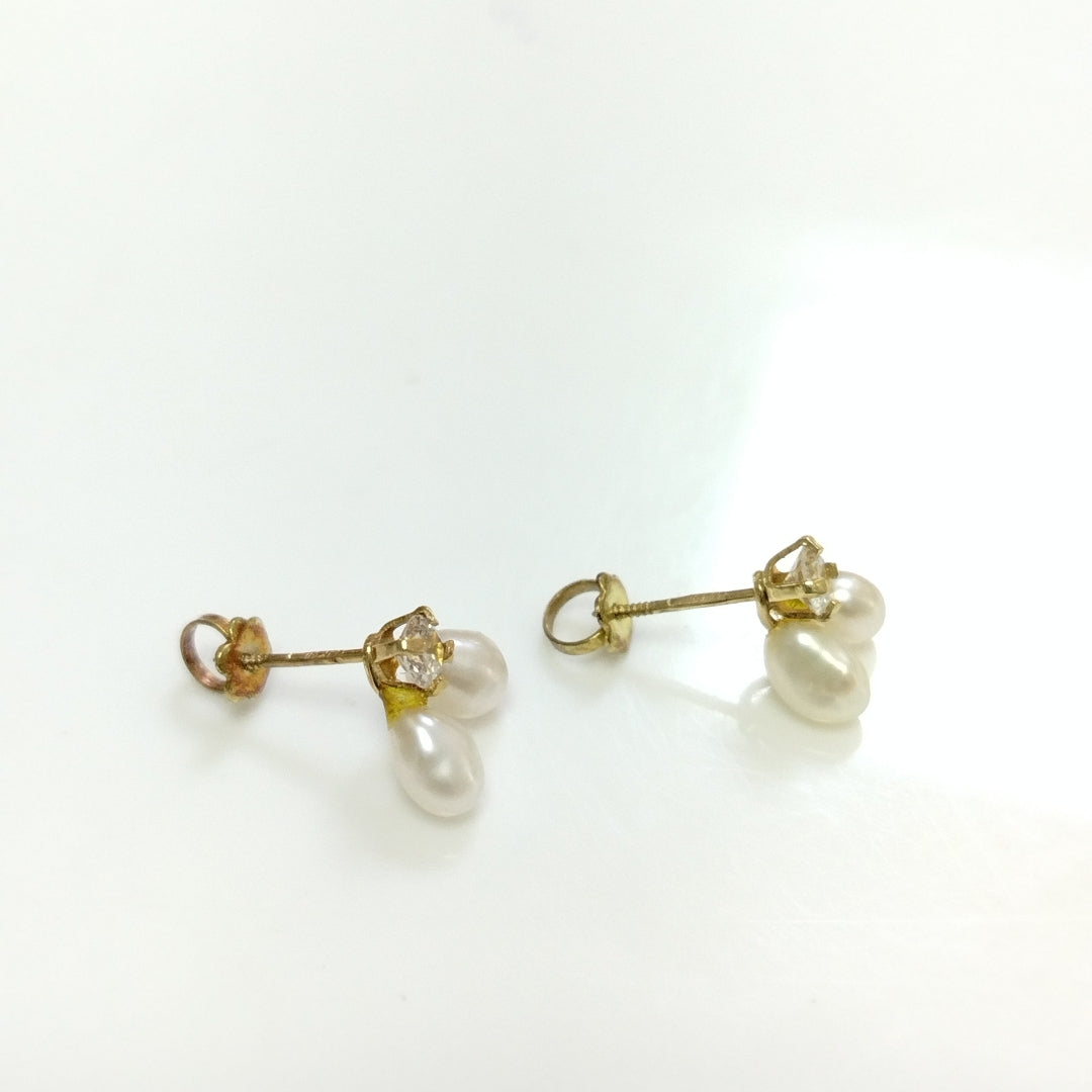 BROQUELES PAR ORO 14 K 0,70 GRMS (SEMINUEVO)