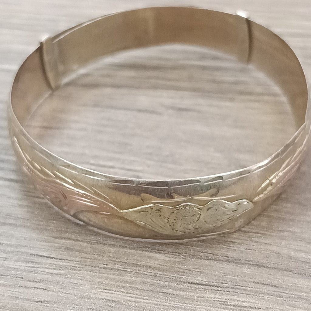 PULSERA RIGIDA ORO 8 K 10.4 GRMS (SEMINUEVO)