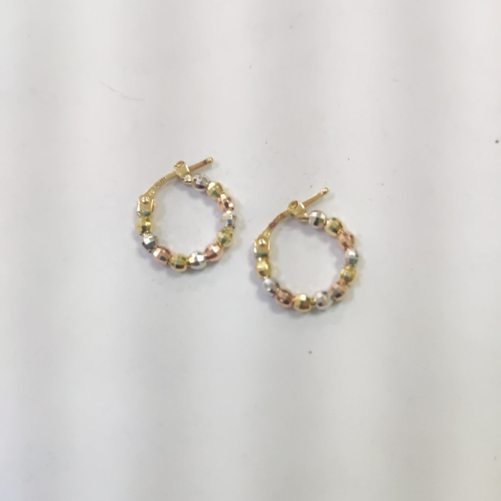 ARRACADAS PAR ORO 14 K 1,40 GRMS (SEMINUEVO)