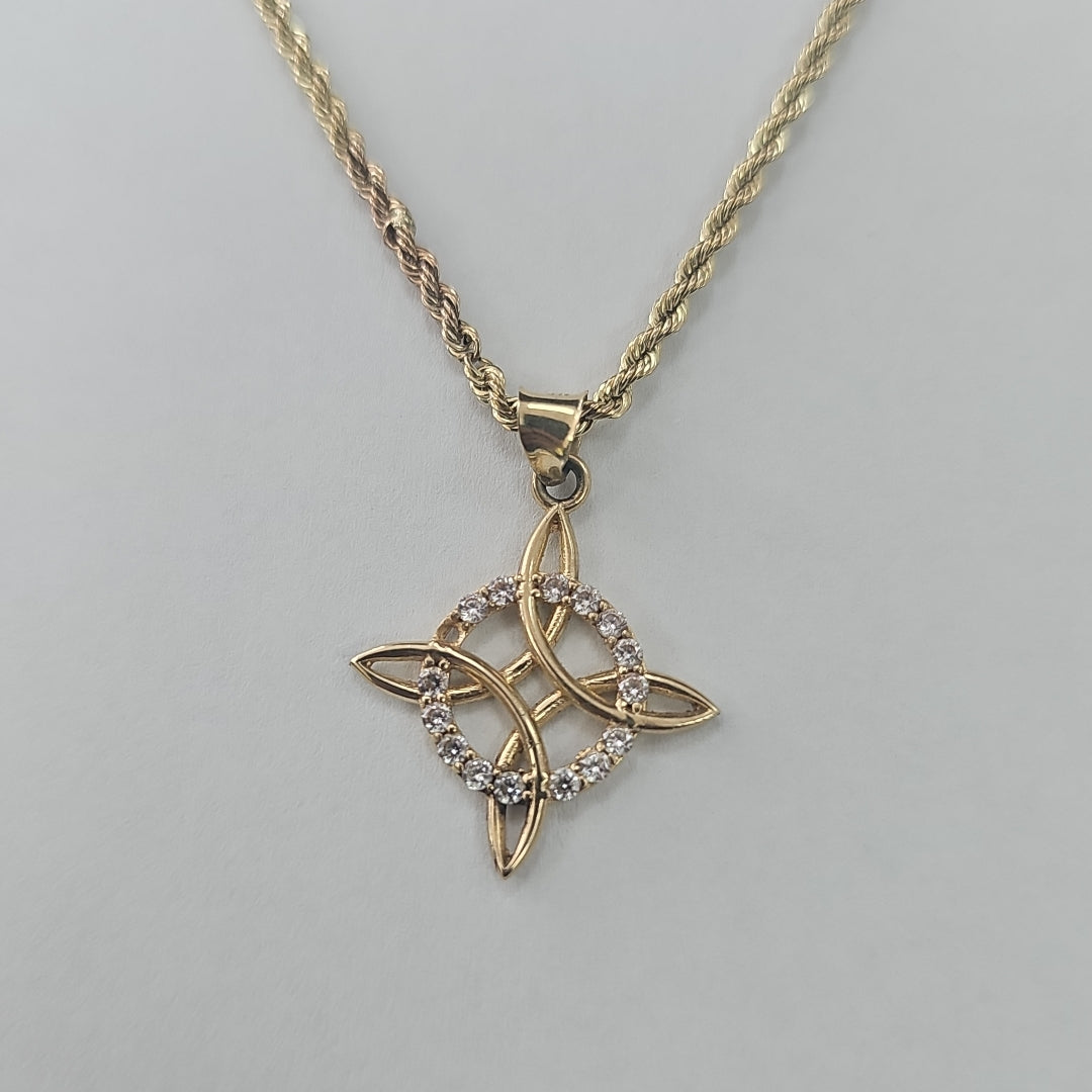 CADENA, DIJE ORO 10 K 3.7 GRMS (SEMINUEVO)
