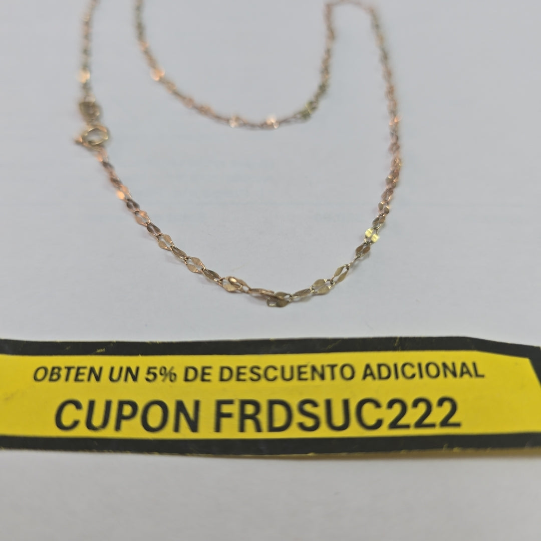 CADENA ORO 10 K 0.9 GRMS (SEMINUEVO)