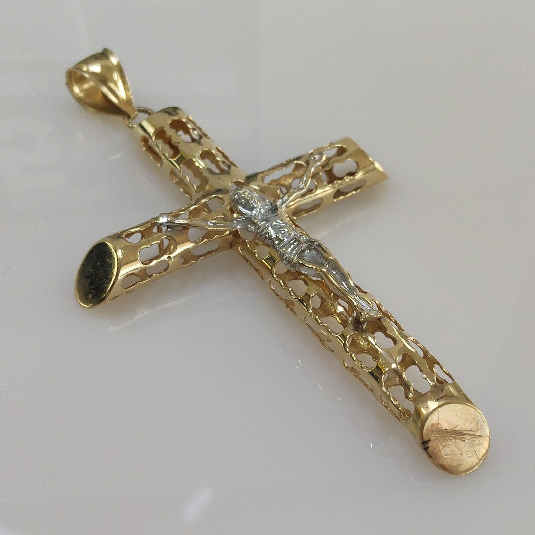 CRUZ ORO, ORO COMBINADO 14 K 8.5 GRMS (SEMINUEVO)