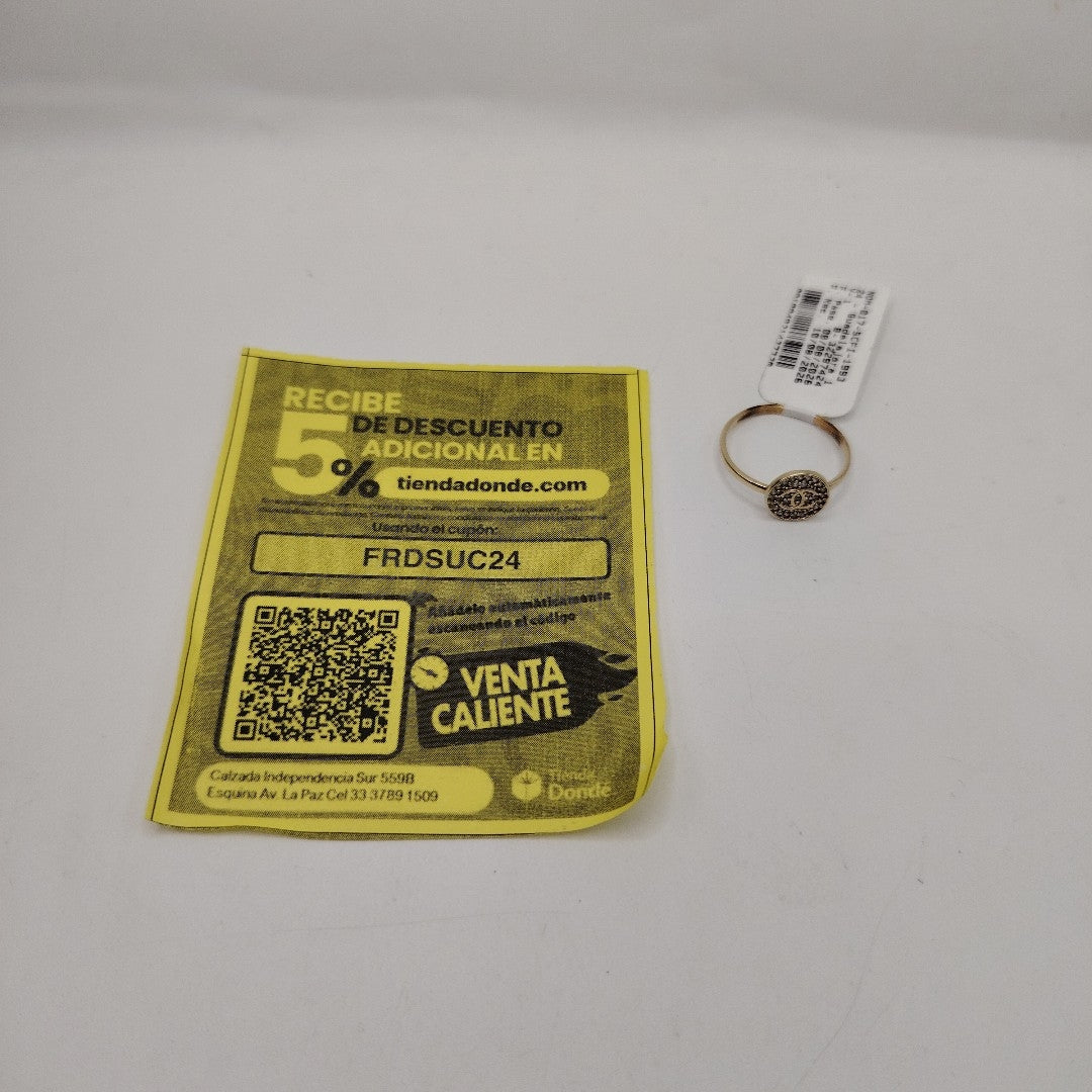 ANILLO ORO 10 K 1.6 GRMS (SEMINUEVO)