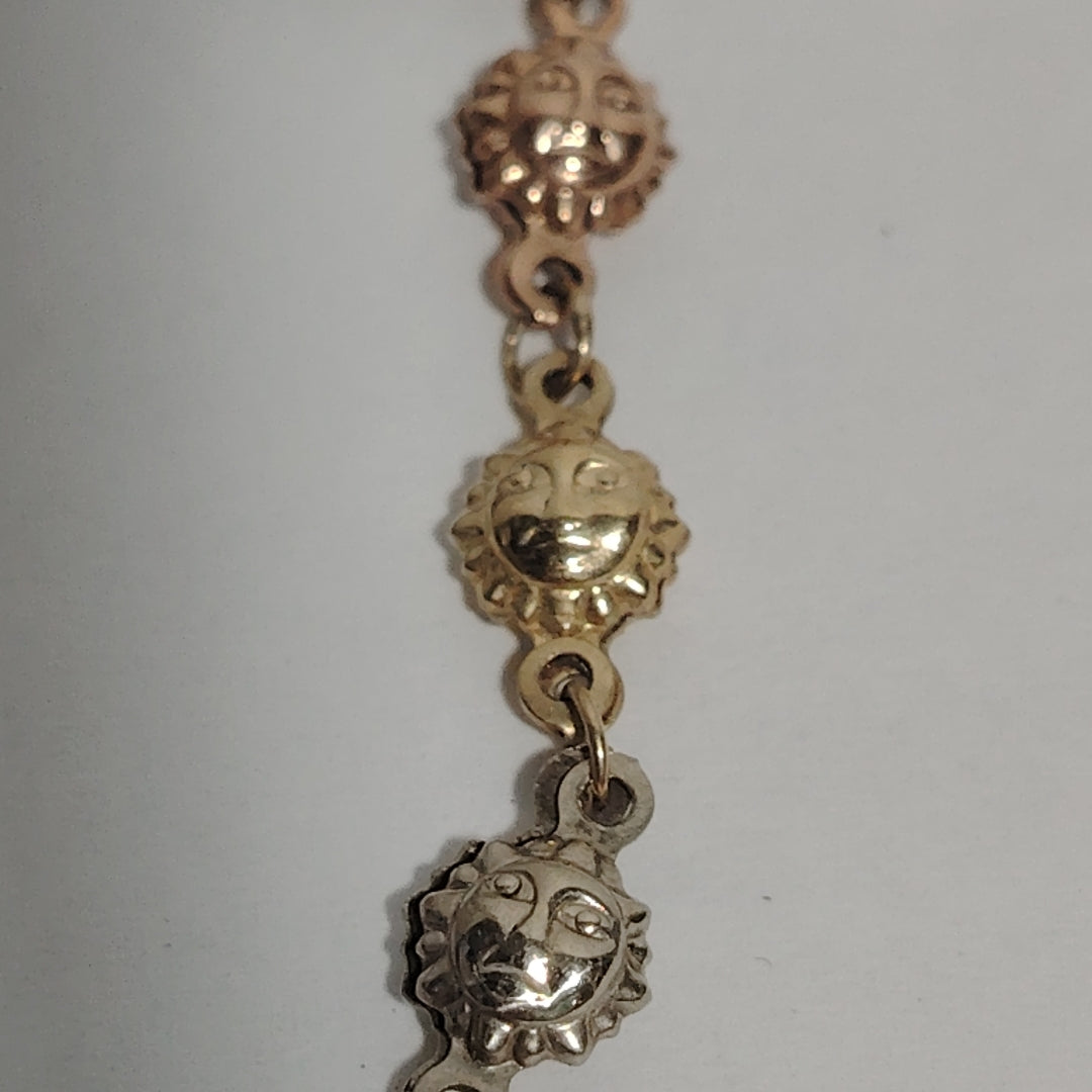 PULSERA ORO COMBINADO 10 K 4,70 GRMS (SEMINUEVO)