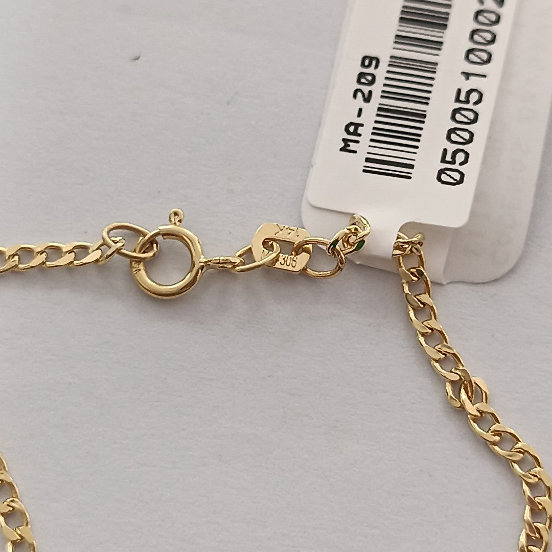 CADENAS BARBADA AMARILLA ORO 14K 1.8 (NUEVO)