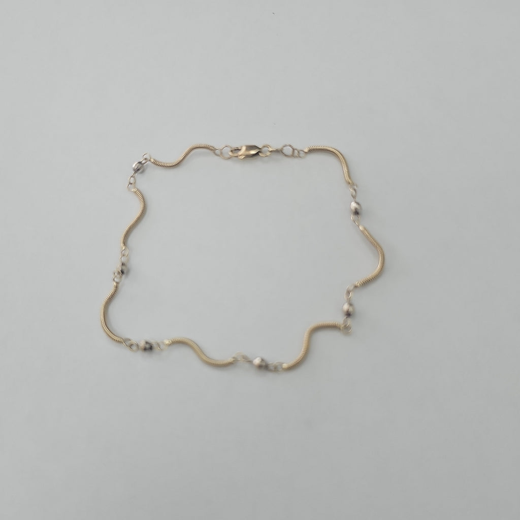 PULSERA ORO,RODIADO 14 K 2,90 GRMS (SEMINUEVO)