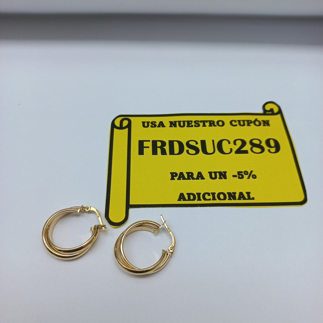 ARRACADAS ORO 14K 2.1 (NUEVO)
