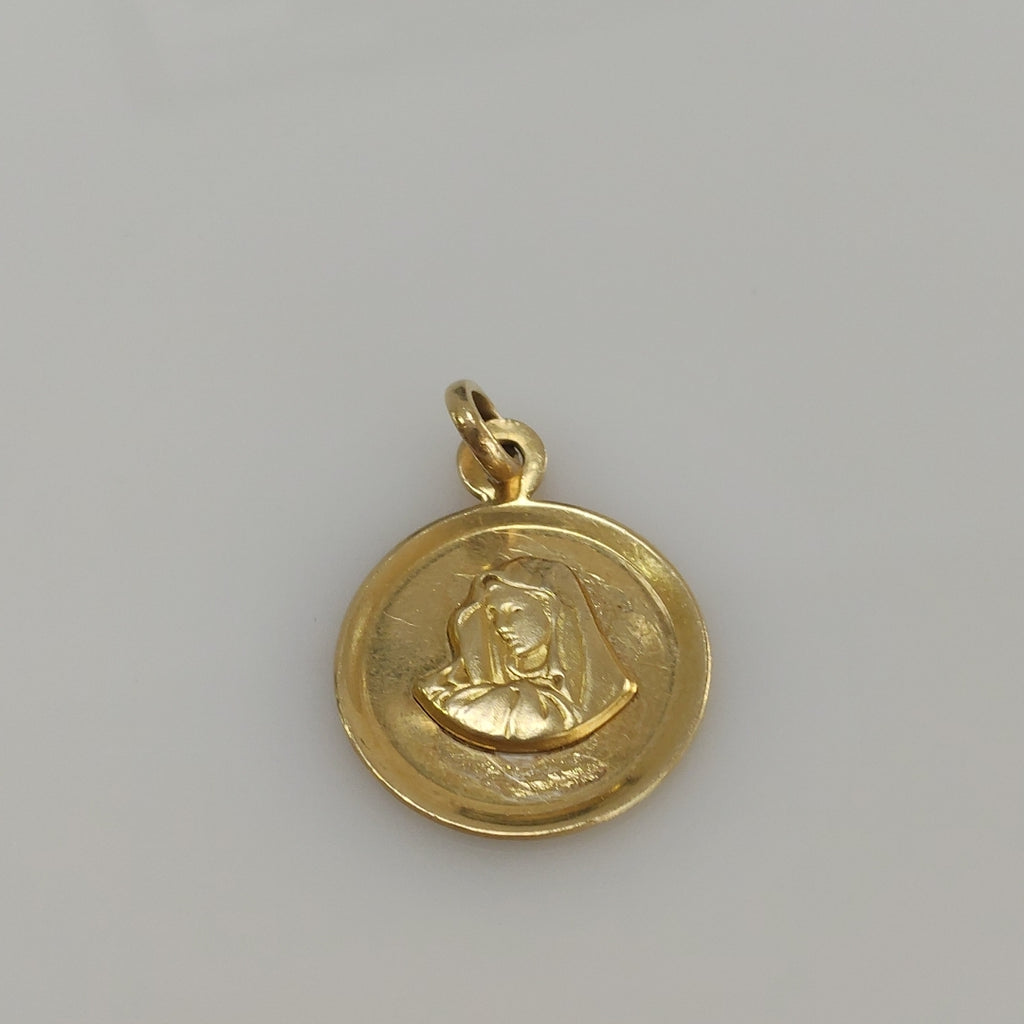 MEDALLA RELIGIOSA ORO 14 K 2,70 GRMS (SEMINUEVO)