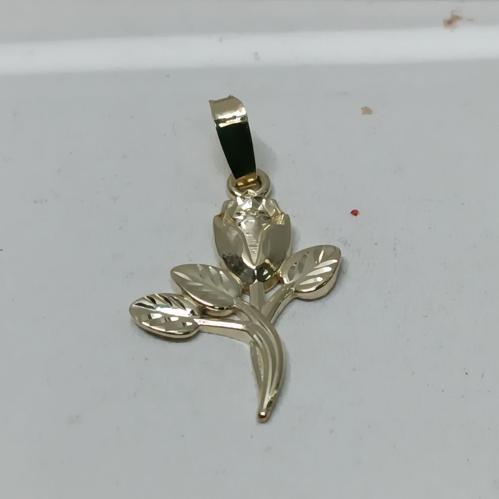 DIJE ROSA 10K 1.5 GR (NUEVO)