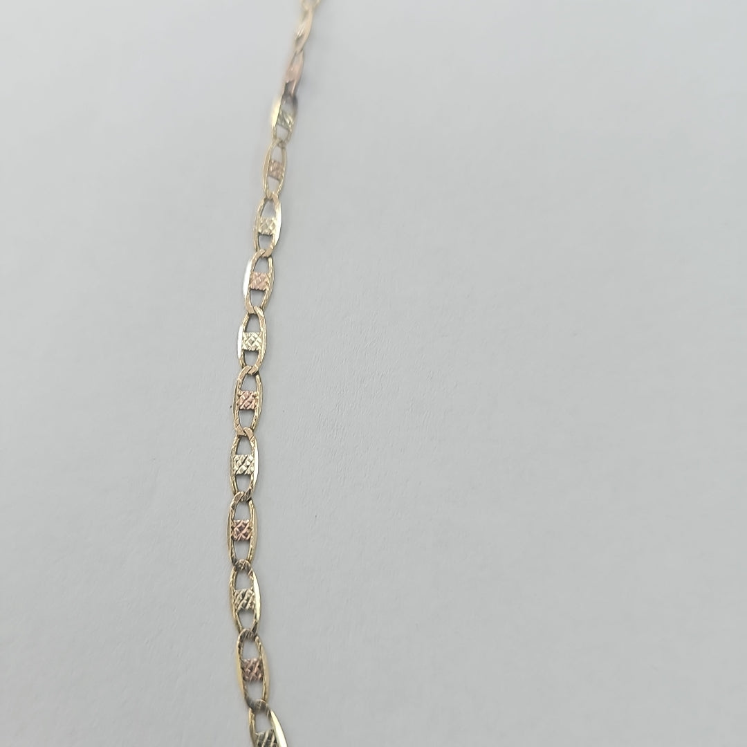 CADENA ORO,RODIADO 10 K 5,30 GRMS (SEMINUEVO)