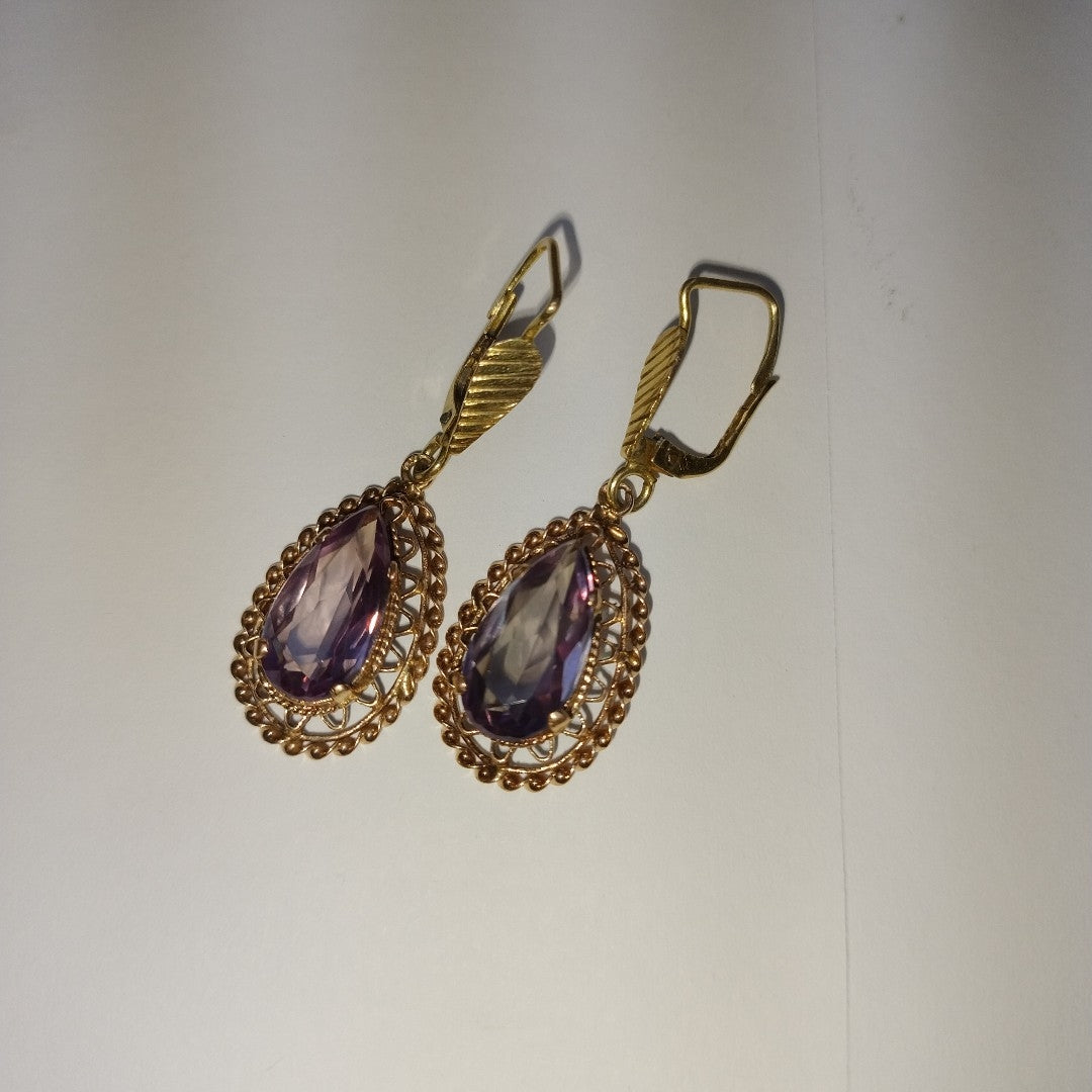 ARETES PAR ORO 14 K 6,60 GRMS (SEMINUEVO)