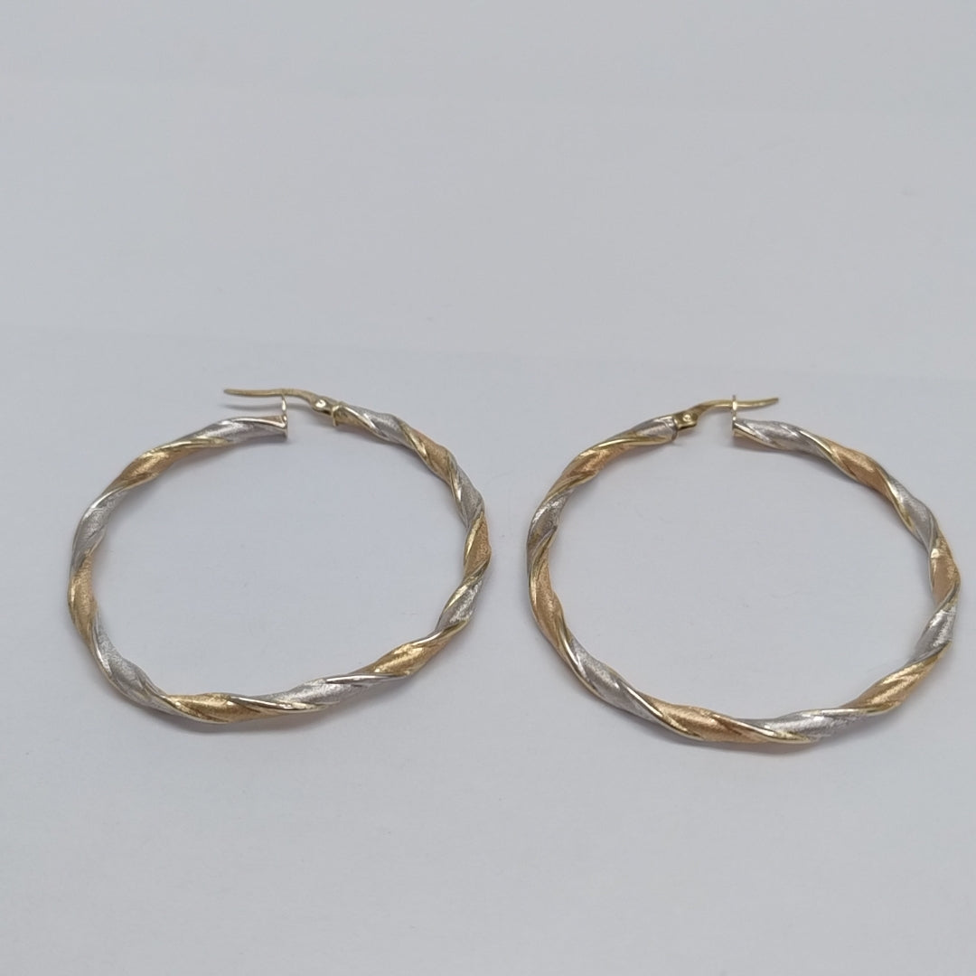 ARRACADAS PAR ORO 14 K 2,60 GRMS (SEMINUEVO)