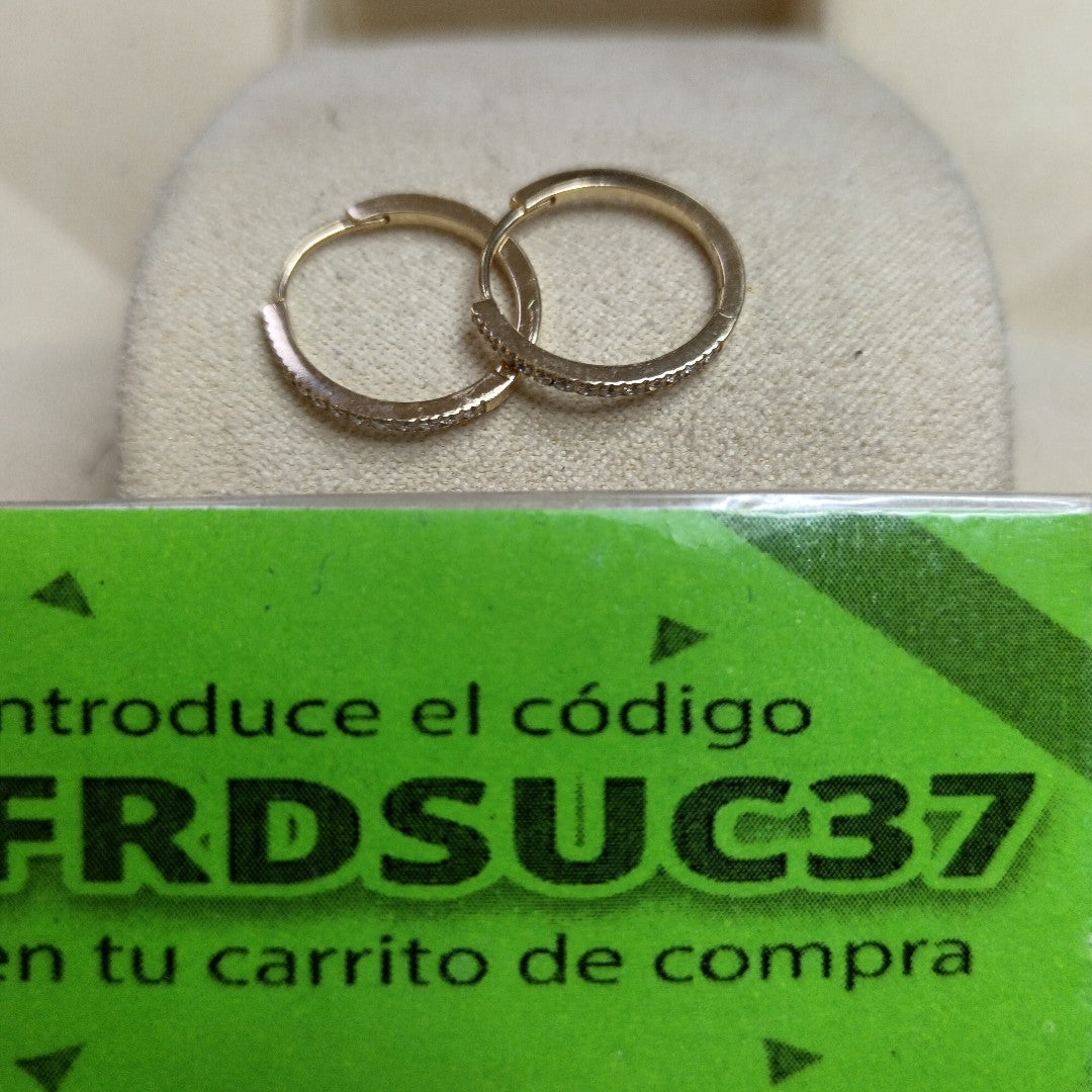 HUGGIES ORO 14K 1.4 (NUEVO)