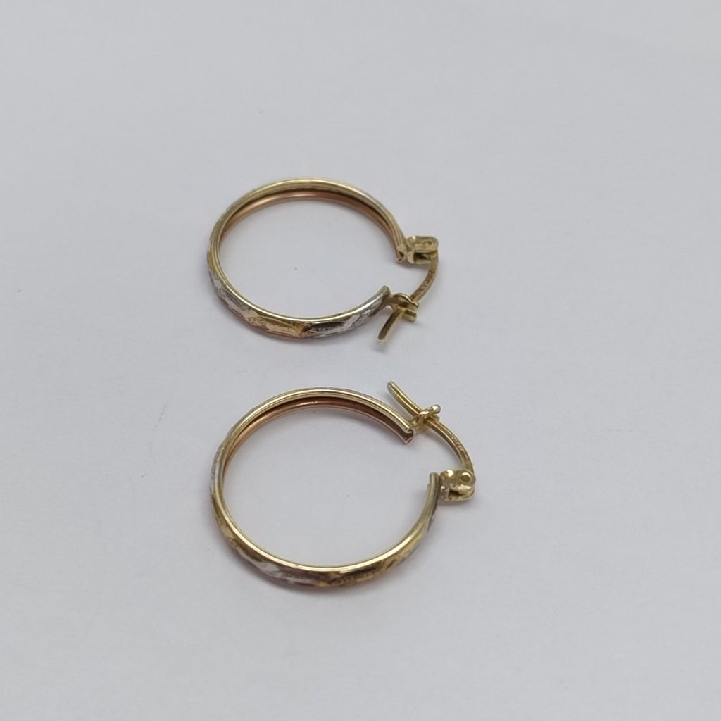 ARRACADAS PAR ORO 14 K 1.8 GRMS (SEMINUEVO)