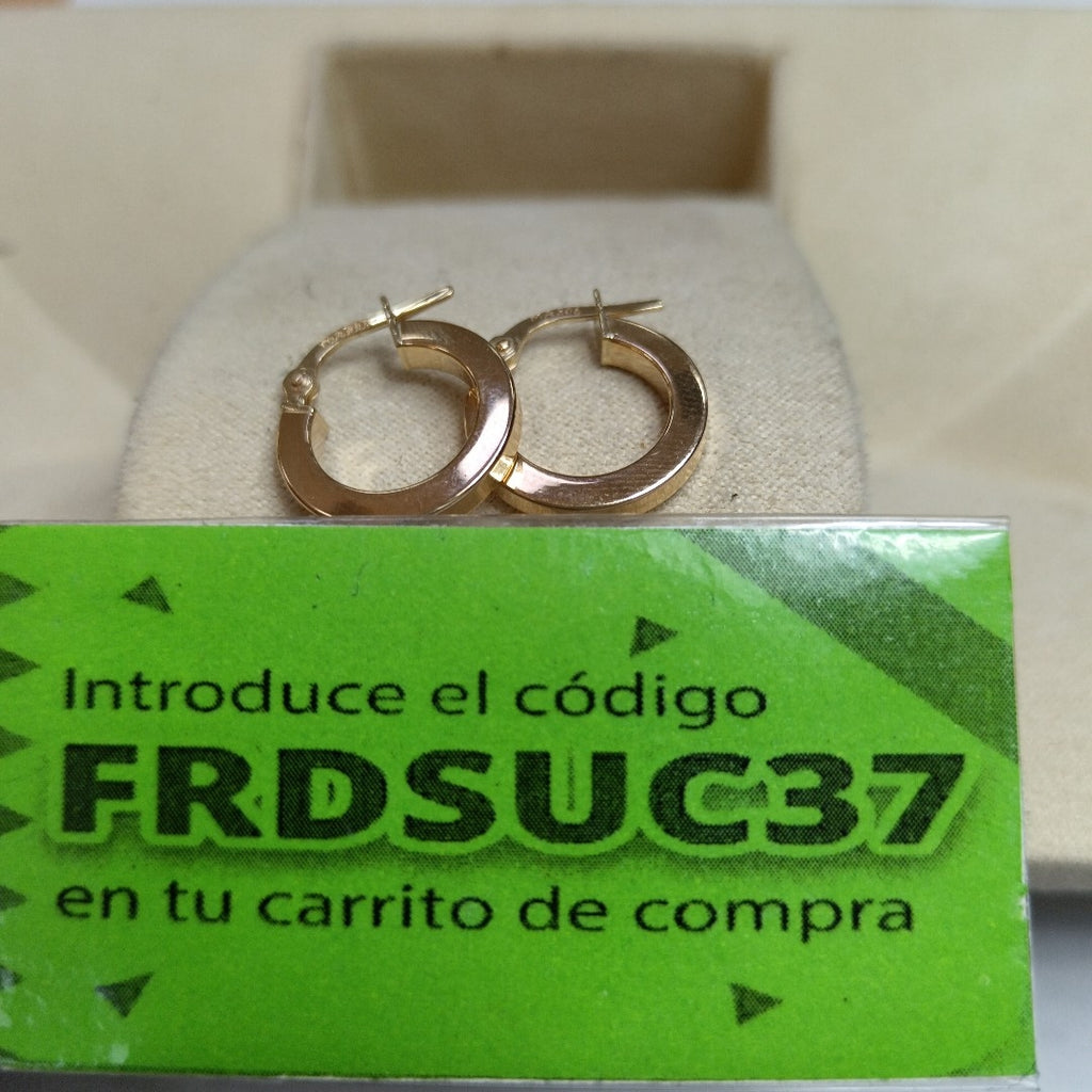 ARRACADAS ORO 14K 1.4 (NUEVO)
