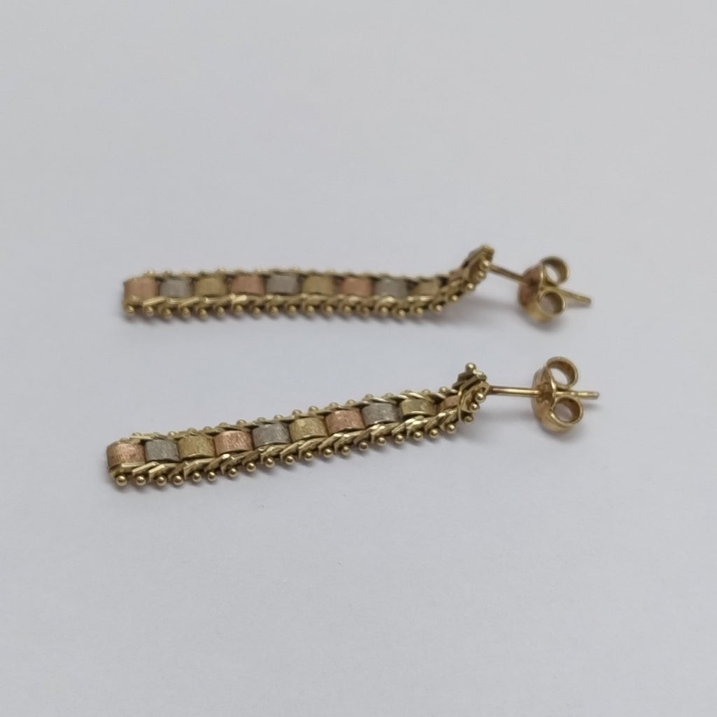BROQUELES PAR ORO 14 K 3,50 GRMS (SEMINUEVO)