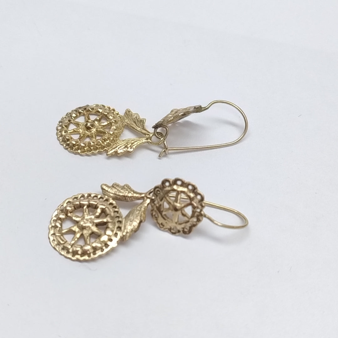 ARETES PAR ORO 14 K 5 GRMS (SEMINUEVO)