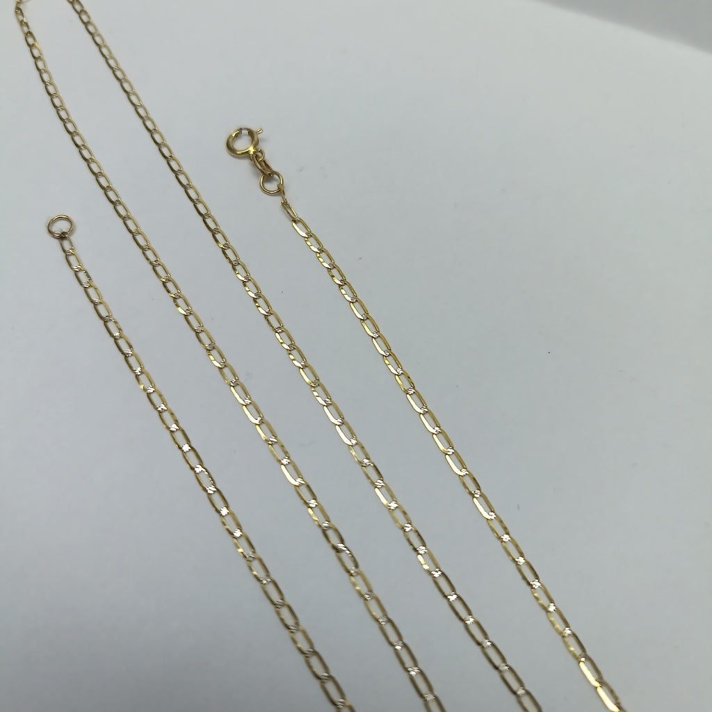 CADENA ORO, RODIADO 10 K 1 GRMS (SEMINUEVO)