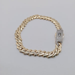 PULSERA MONACO ORO 10K 7 (NUEVO)