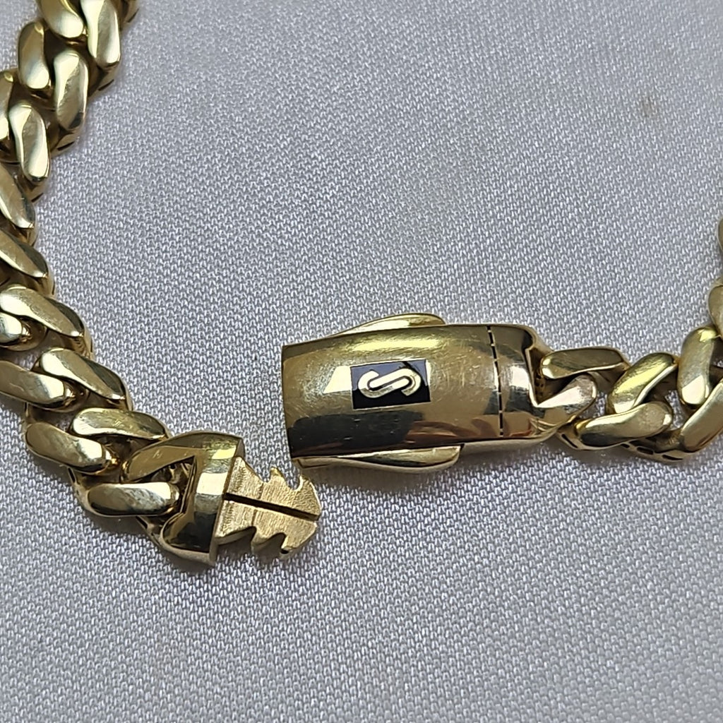 PULSERA MONACO ORO 10K 6.2 (NUEVO)