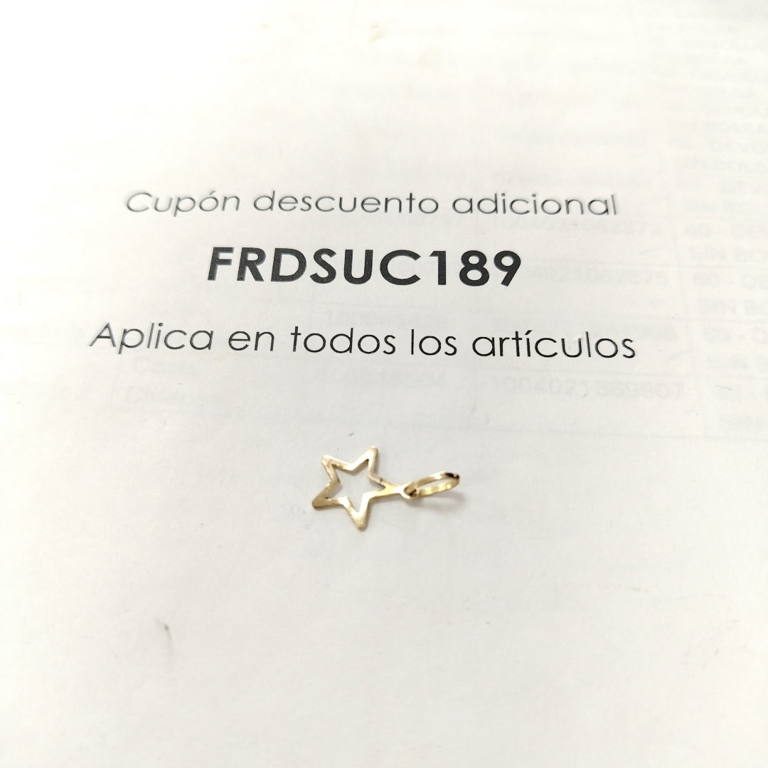 DIJE ORO 10 K 0,40 GRMS (SEMINUEVO)