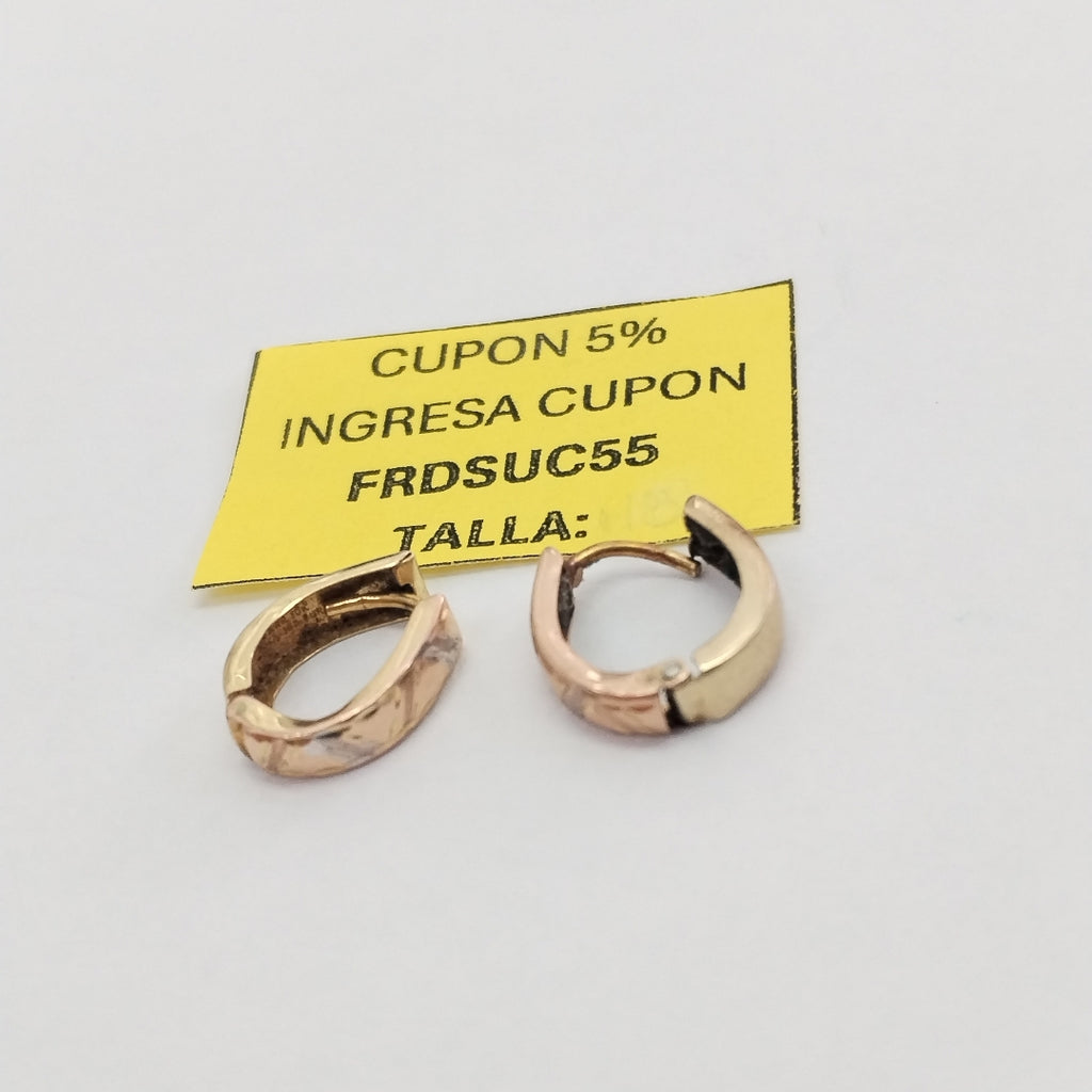 ARRACADAS PAR ORO 10 K 0.8 GRMS (SEMINUEVO)