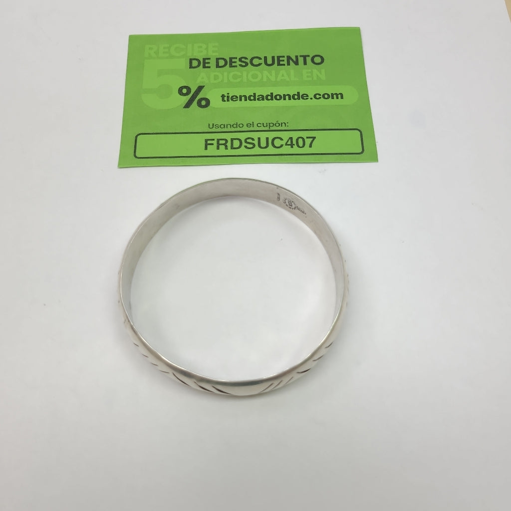 PULSERA RIGIDA PLATA 13 GRMS (SEMINUEVO)