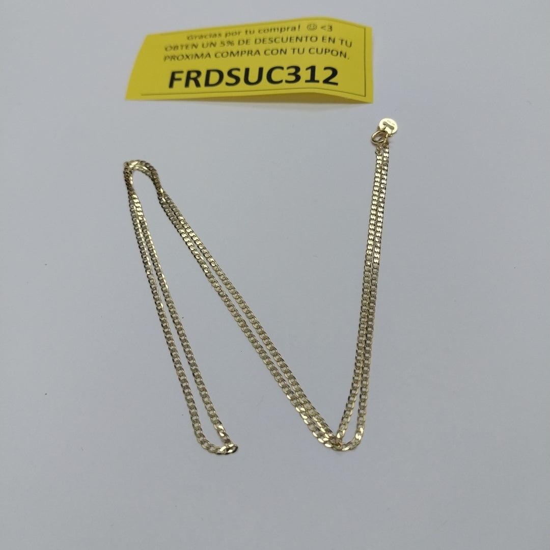 CADENAS BARBADA AMARILLA ORO 14K 2 (NUEVO)