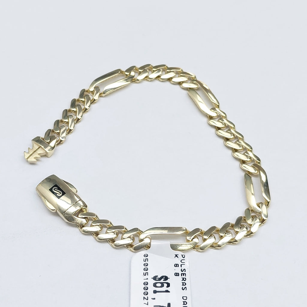 PULSERAS DAMA ORO 14K 6.8 (NUEVO)