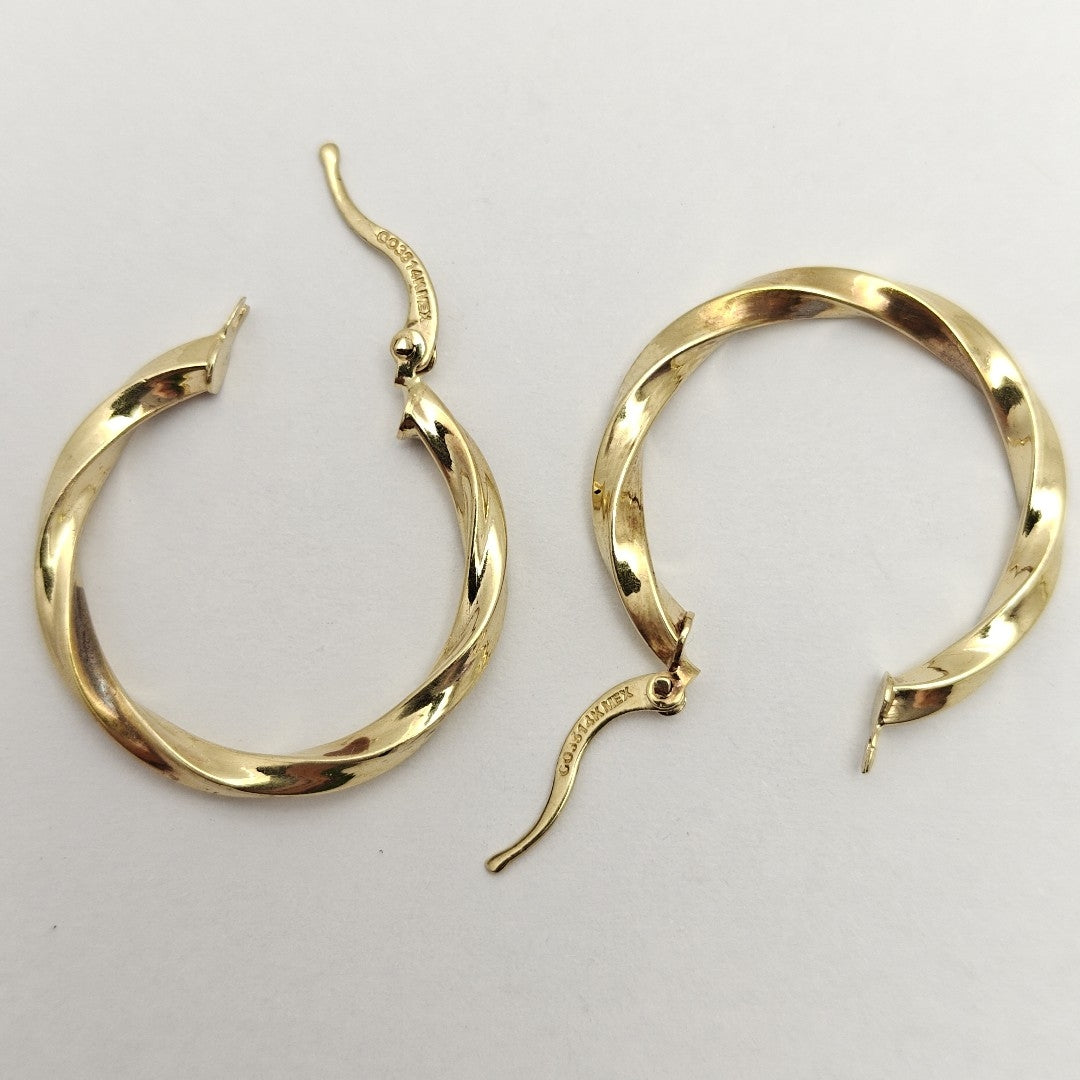 ARRACADAS PAR ORO 14 K 2.6 GRMS (SEMINUEVO)