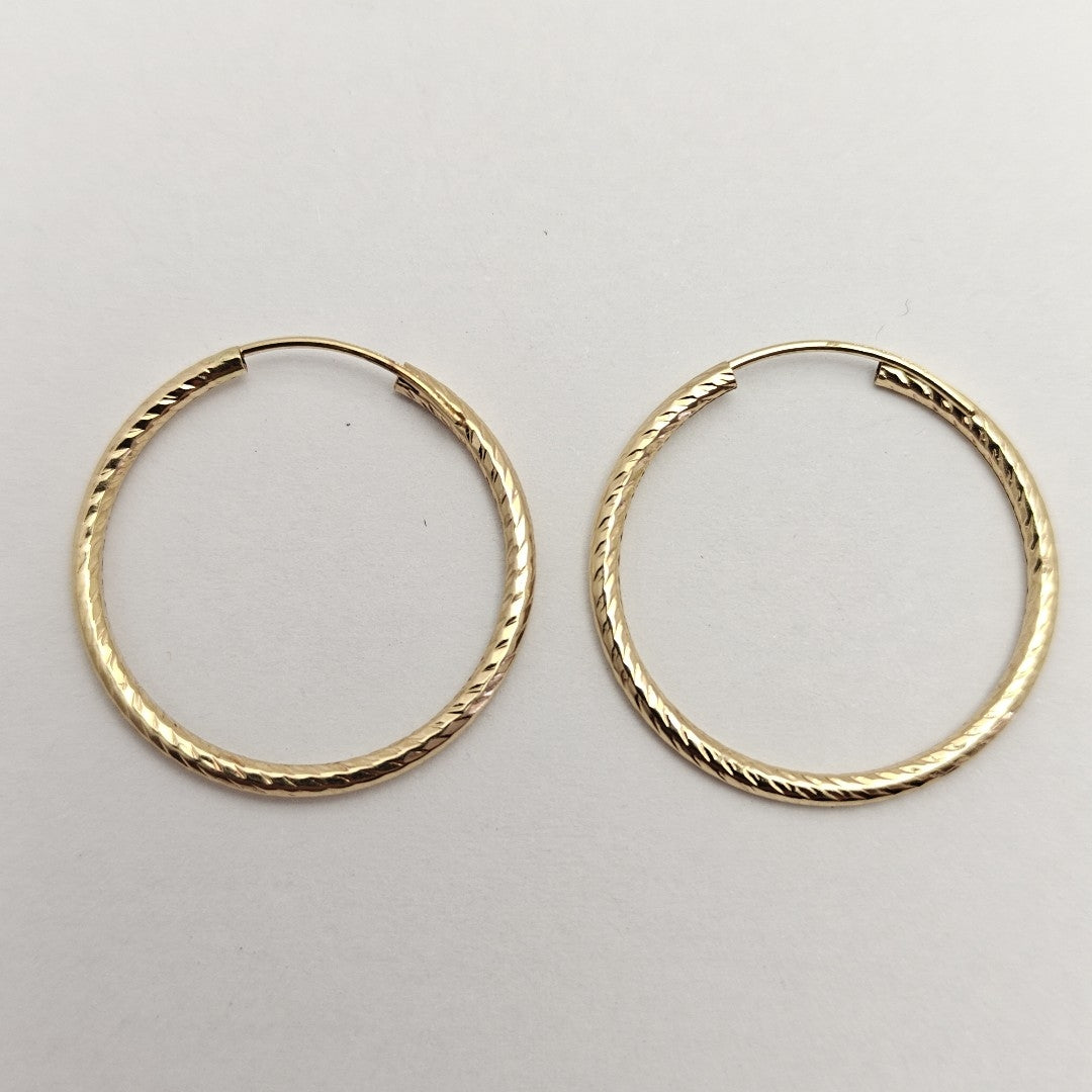 ARRACADAS PAR ORO 14 K 0,90 GRMS (SEMINUEVO)