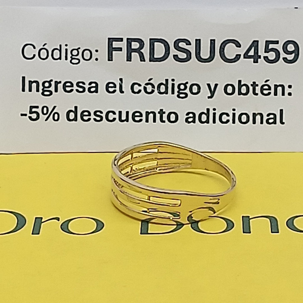 ANILLOS DAMA ORO 14K 1.9 (NUEVO)