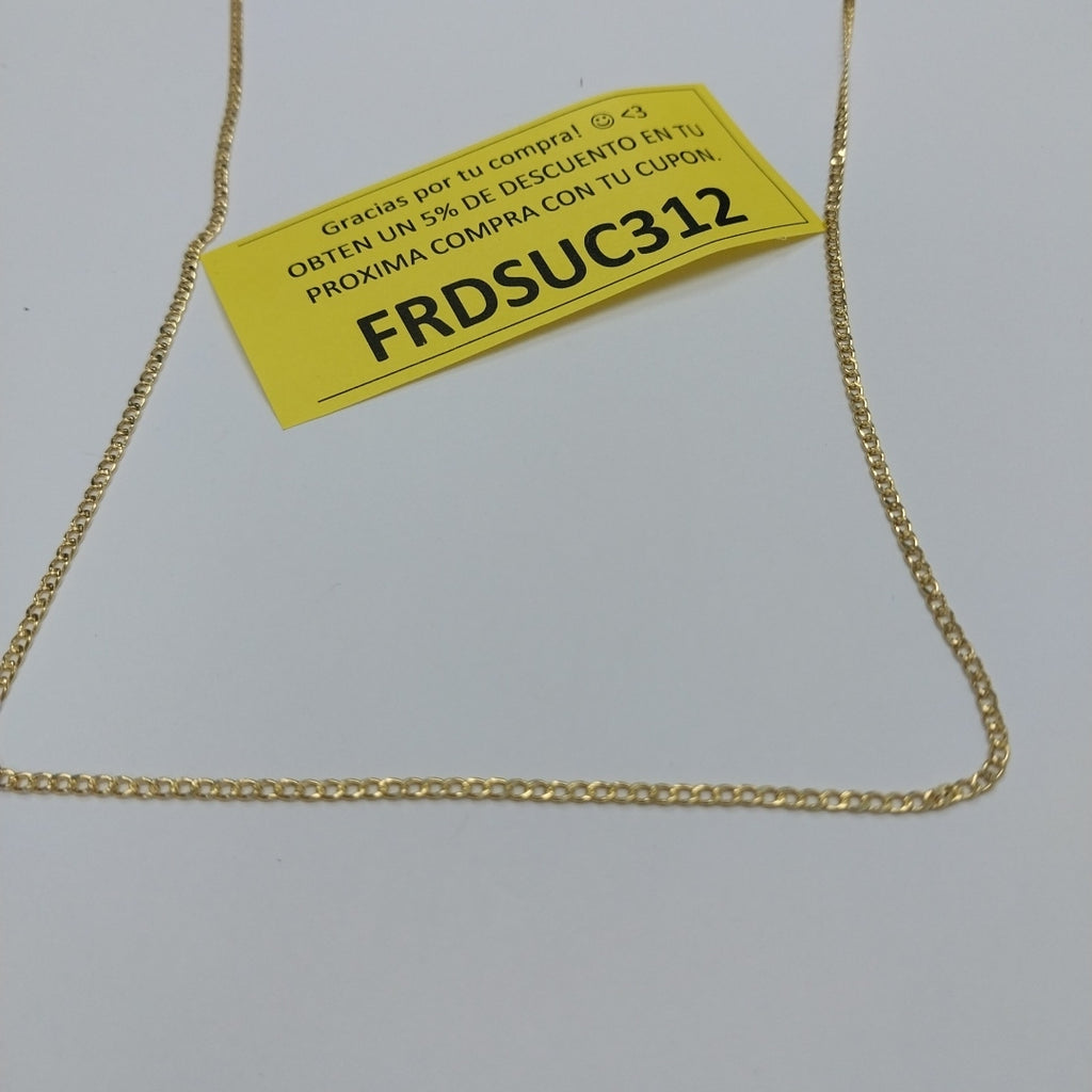 CADENAS BARBADA AMARILLA ORO 14K 1.9 (NUEVO)