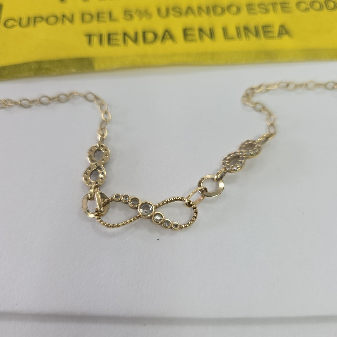 PULSERA ORO 14 K 3.2 GRMS (SEMINUEVO)