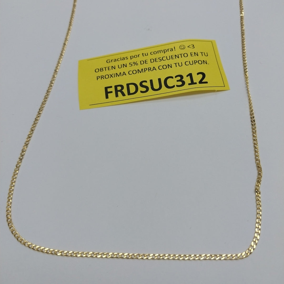 CADENAS BARBADA AMARILLA ORO 14K 2 (NUEVO)