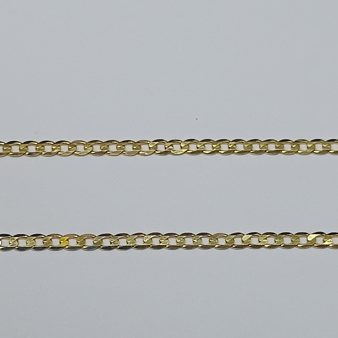 CADENAS BARBADA AMARILLA ORO 14K 2.1 (NUEVO)