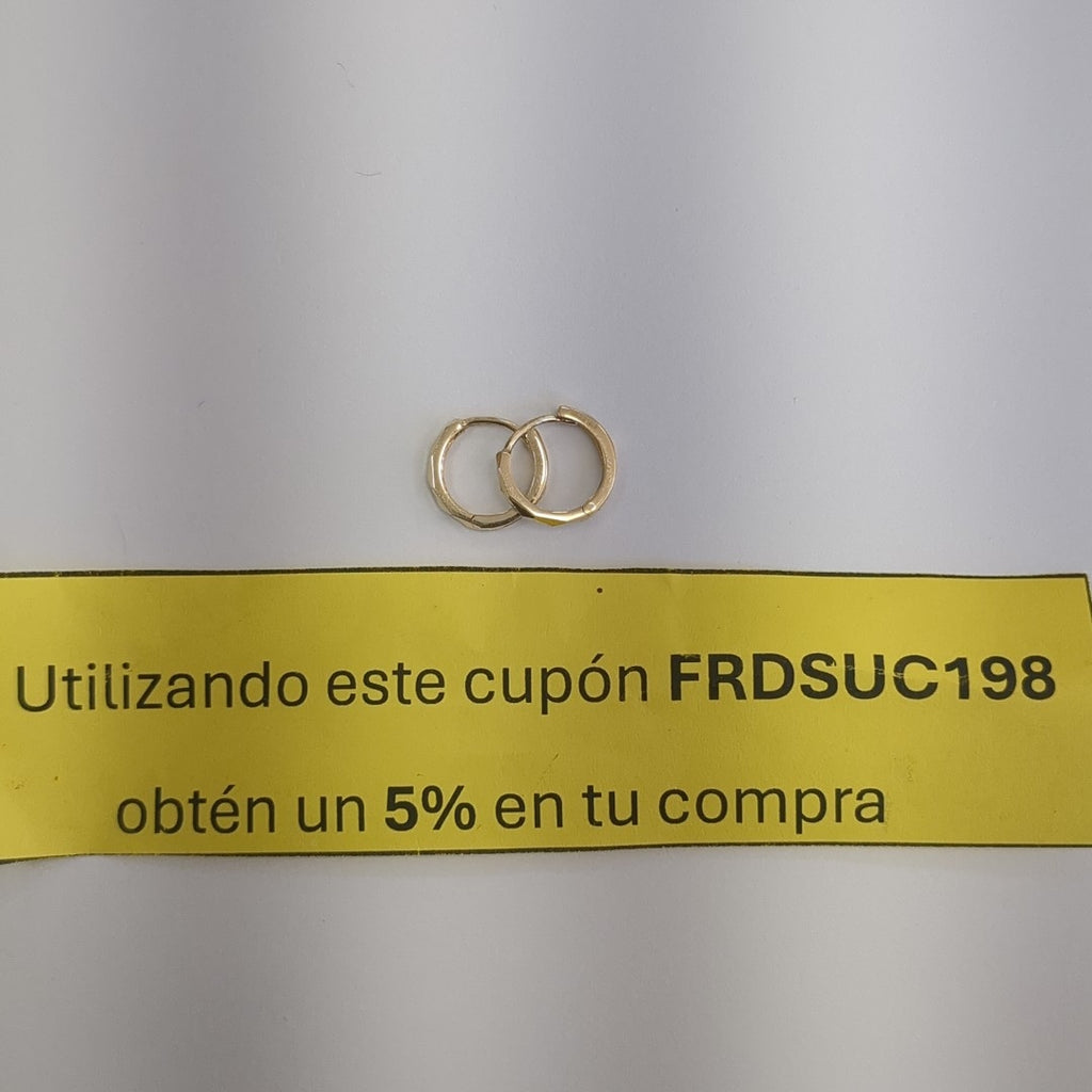HUGGIES ORO 14K 1.3 (NUEVO)