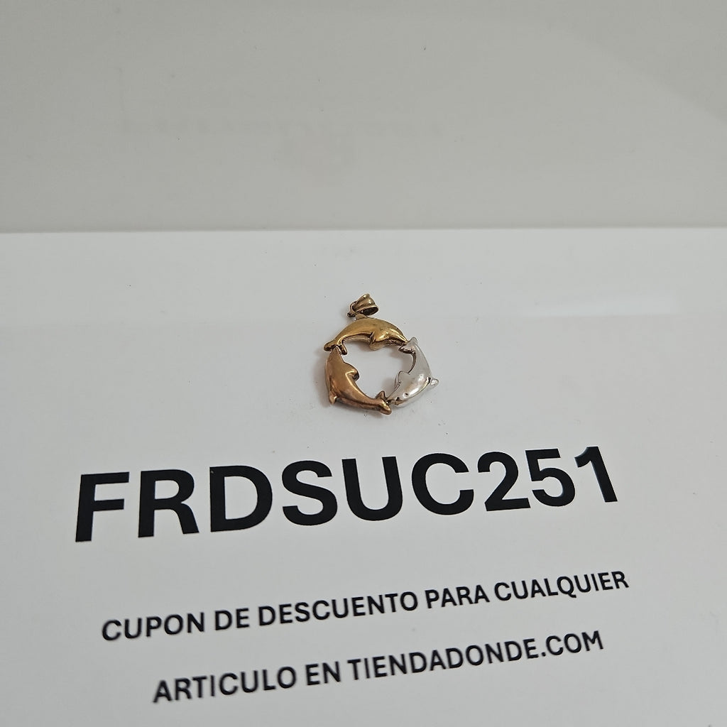 DIJE ORO COMBINADO 10 K 1,20 GRMS (SEMINUEVO)