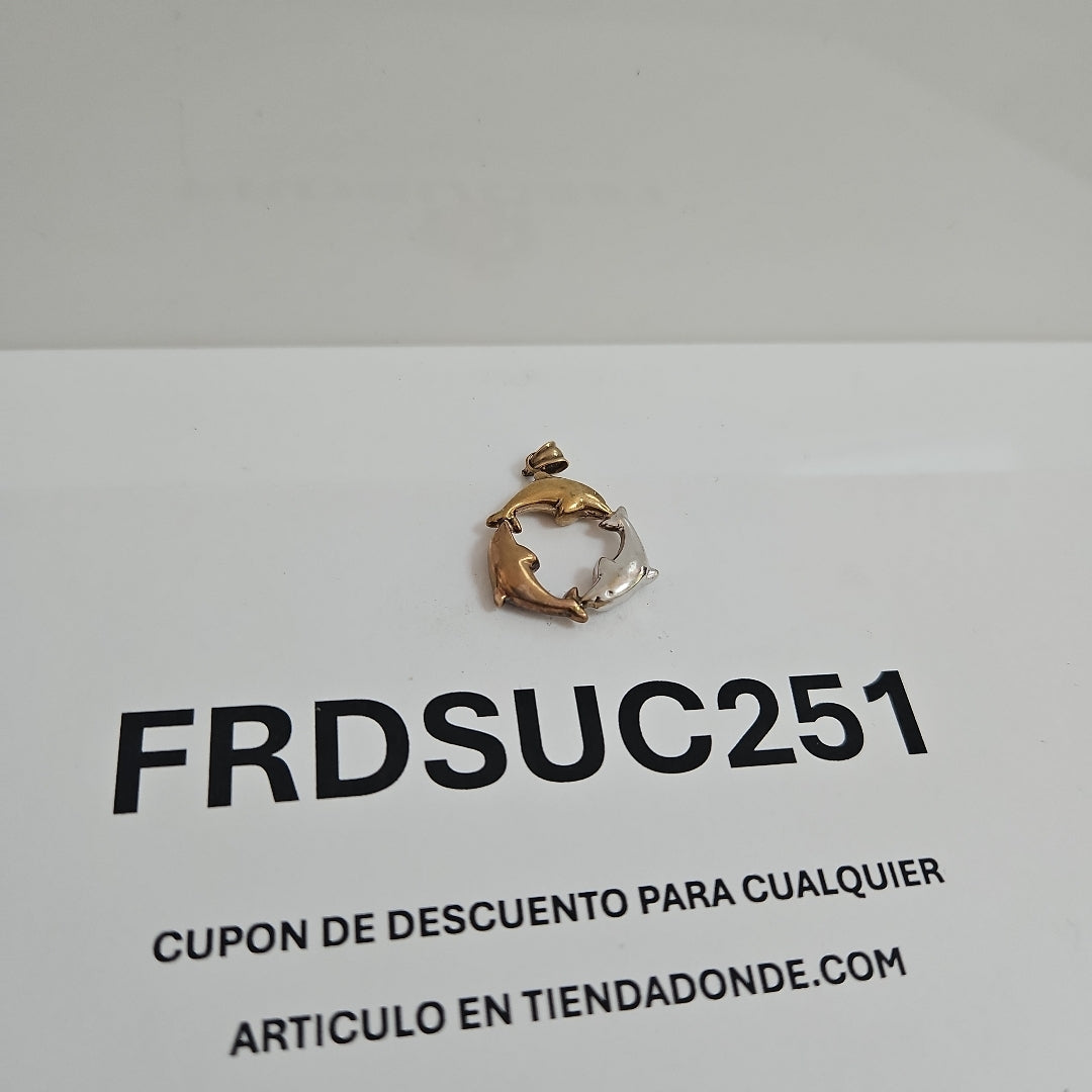 DIJE ORO COMBINADO 10 K 1,20 GRMS (SEMINUEVO)