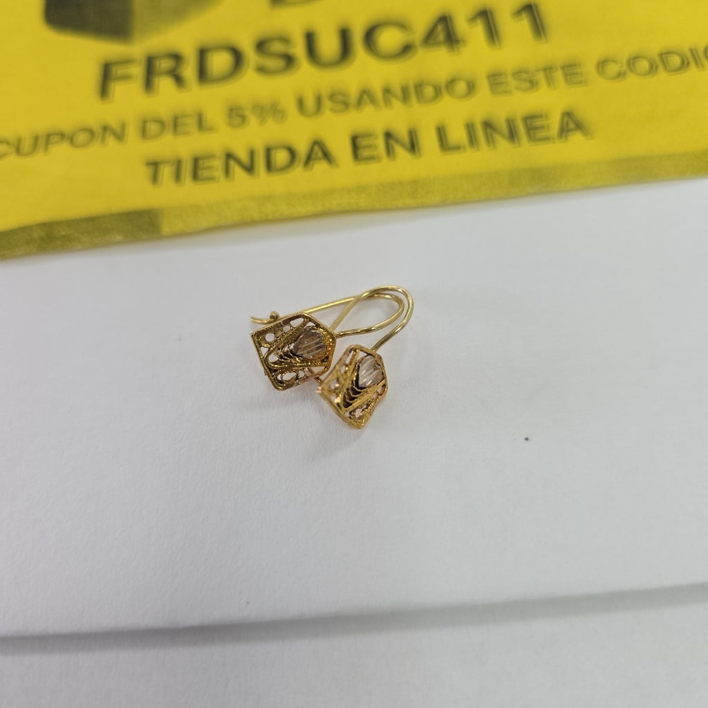 ARETES PAR ORO 10 K 1,00 GRMS (SEMINUEVO)