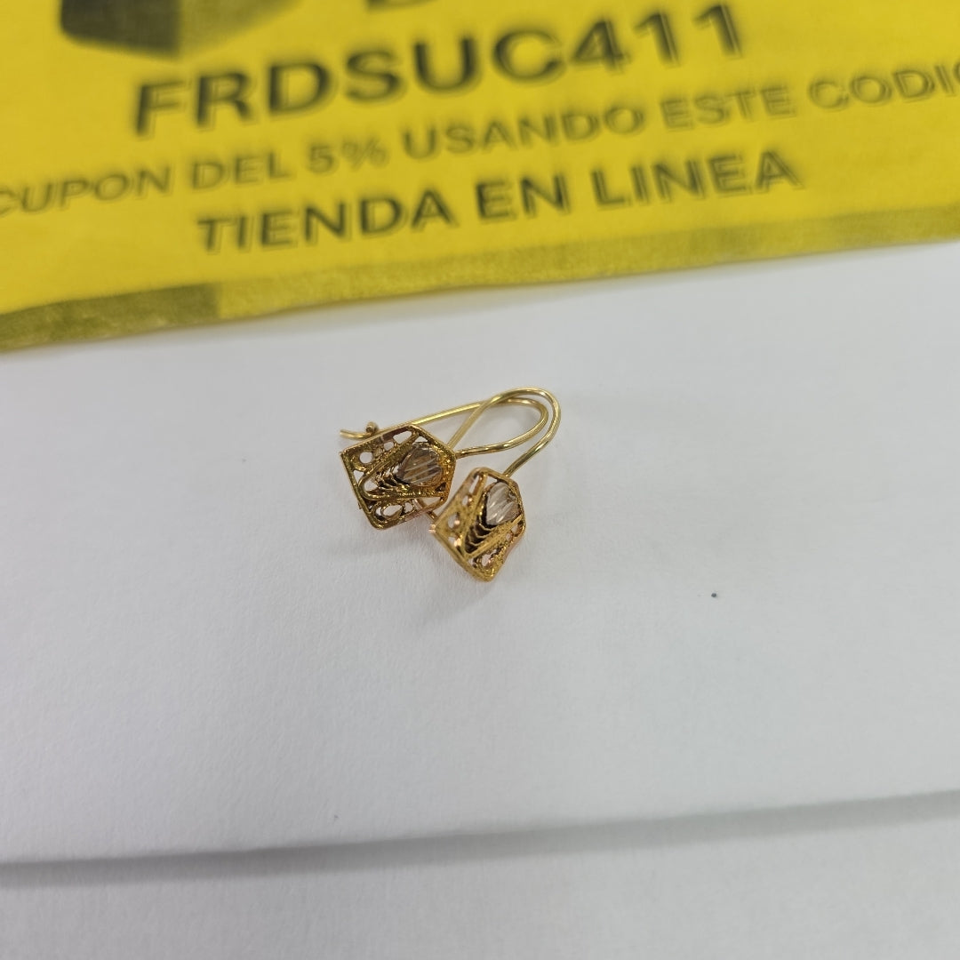 ARETES PAR ORO 10 K 1,00 GRMS (SEMINUEVO)