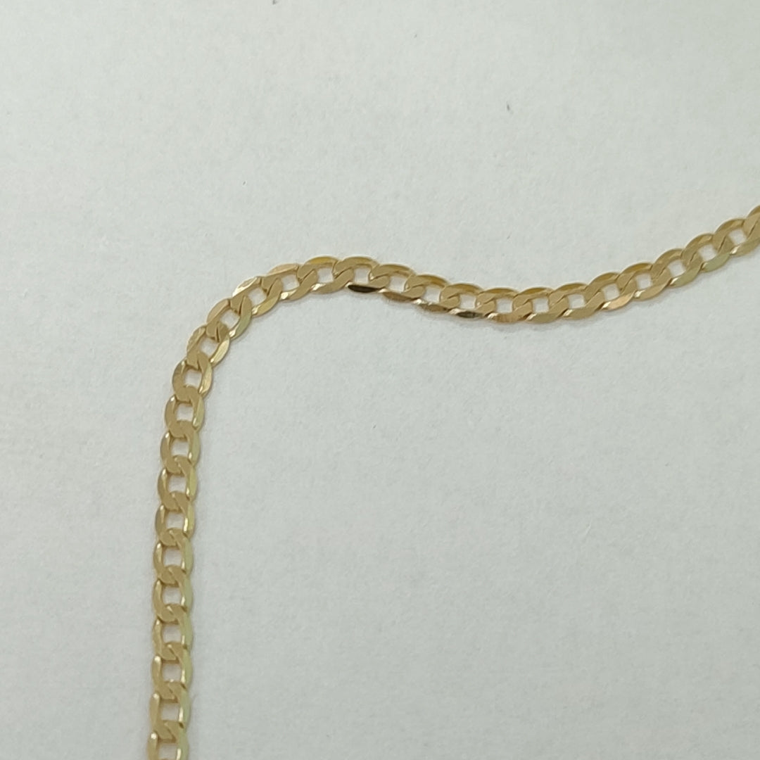 CADENAS BARBADA AMARILLA ORO 14K 2.1 (NUEVO)