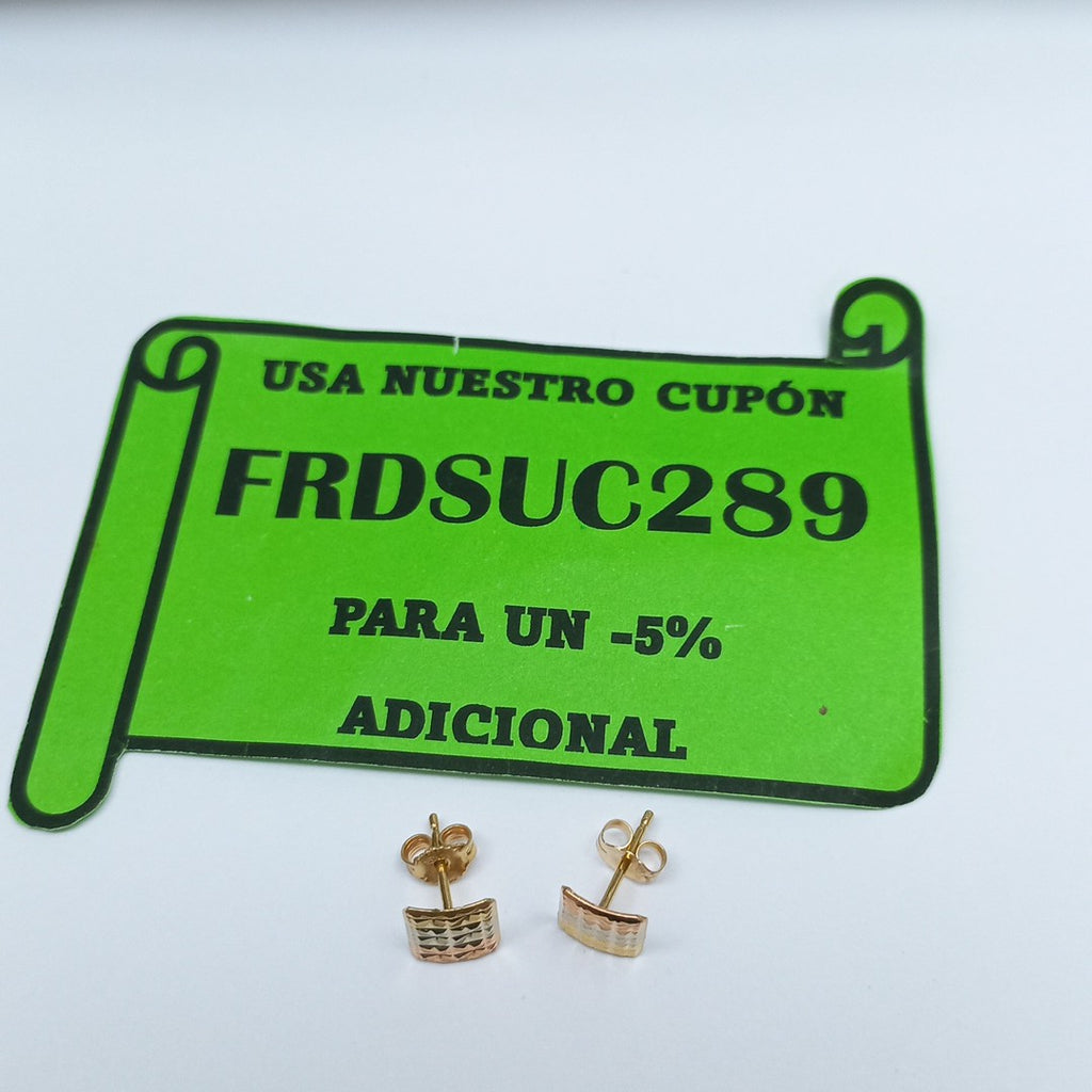 BROQUELES PAR ORO 14 K 1.4 GRMS (SEMINUEVO)