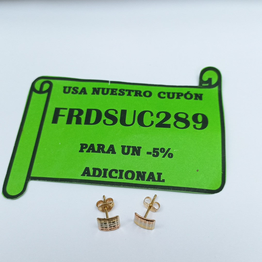 BROQUELES PAR ORO 14 K 1.4 GRMS (SEMINUEVO)