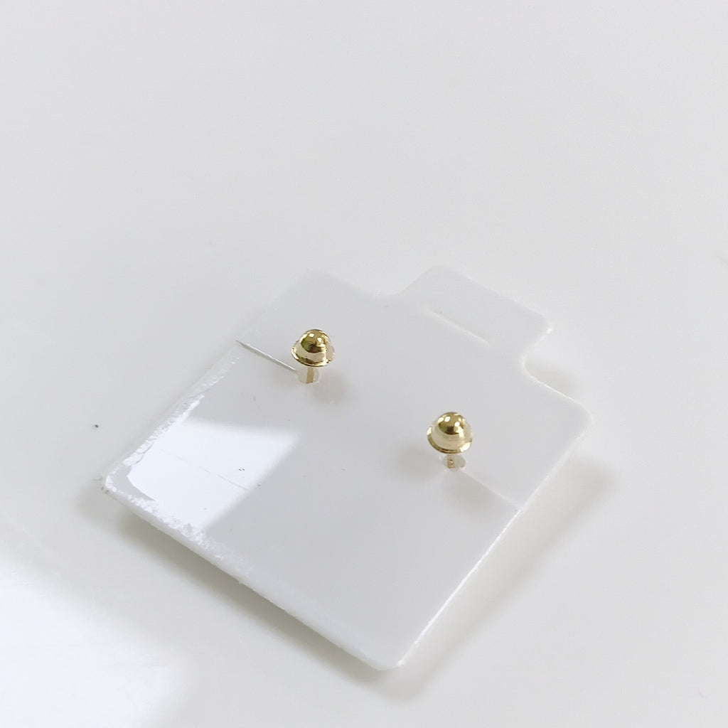 BROQUELES BROQUEL FIG SONRISA ESMALTE ROSA 14K 0.1696 GR (NUEVO)