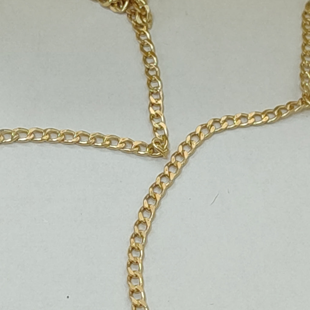 CADENAS BARBADA AMARILLA ORO 14K 1.9 (NUEVO)