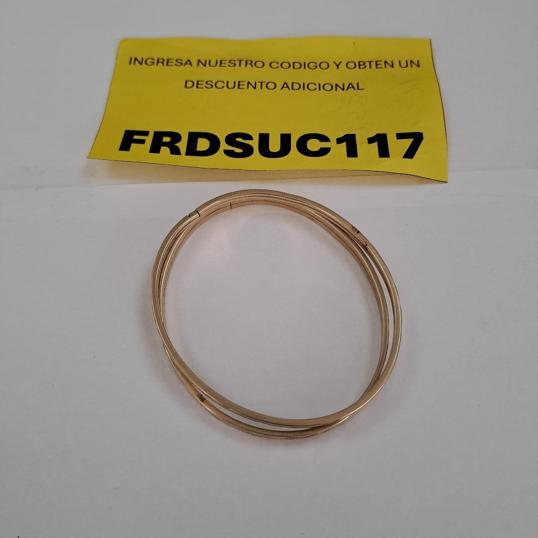 PULSERA RIGIDA ORO 10 K 8.7 GRMS (SEMINUEVO)
